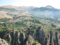 Grossansicht in neuem Fenster: Landschaft um Muro Lucano