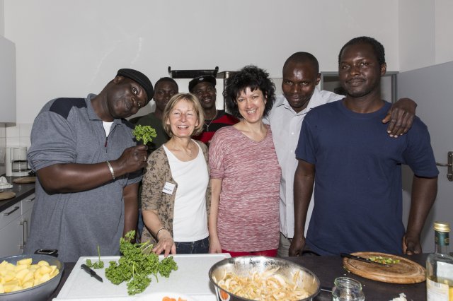 Auf den Geschmack gekommen - Mit Flüchtlingen kochen