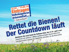 Volksbegehren Rettet die Bienen