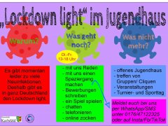 Lockdown light im Jugendhaus