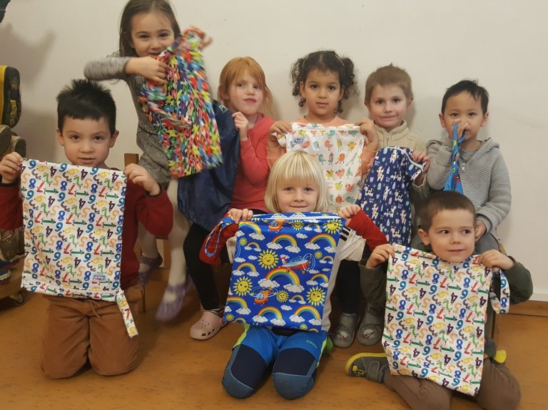 Wetbags im Kindergarten Zwergerlstube - Kinder für ihre Umwelt sensibilisieren