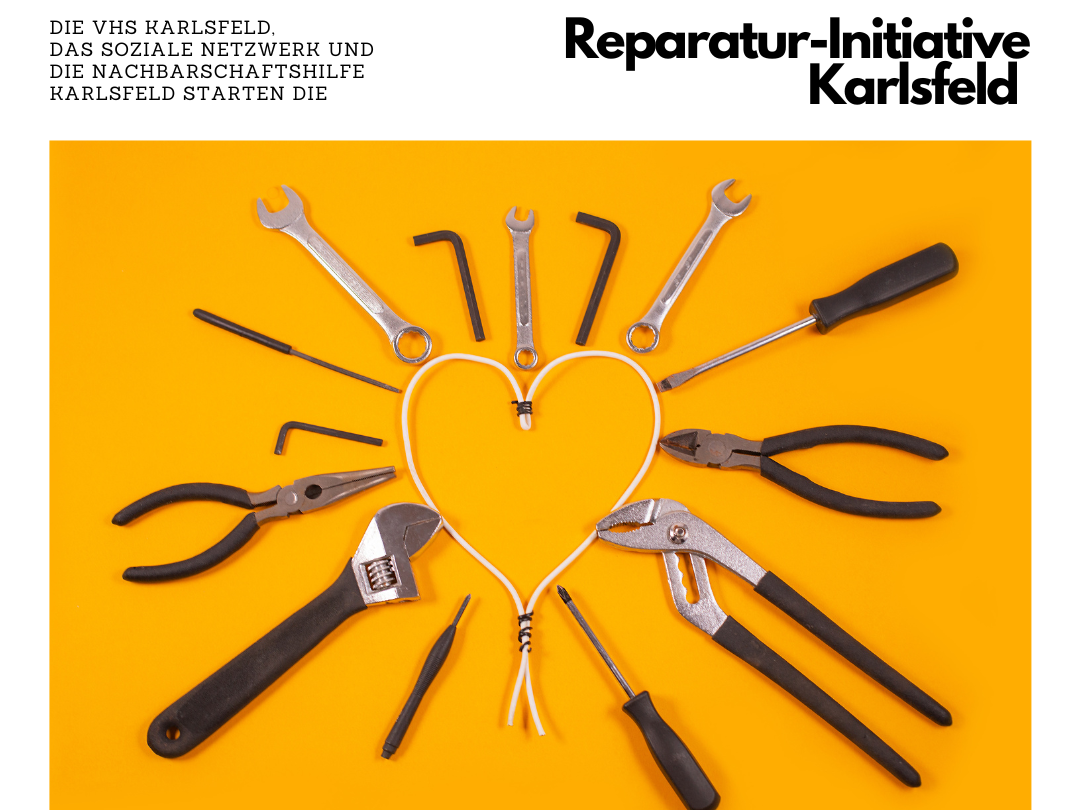 Neu in Karlsfeld - Die Reparatur-Initiative – Reparieren statt Wegwerfen