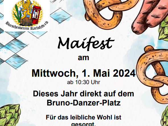 Maibaumfest auf dem Bruno-Danzer-Platz