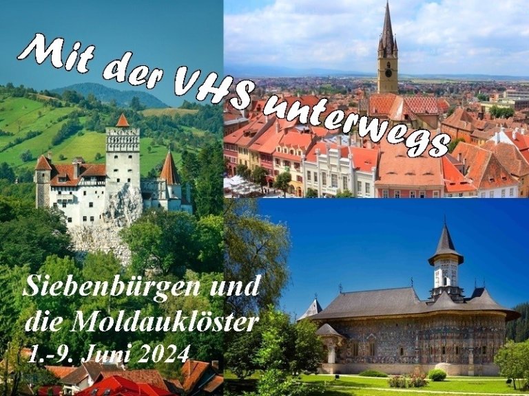 Mit der VHS unterwegs: Siebenbürgen und die Moldauklöster