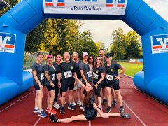 Großer Andrang beim 11. Dachauer Firmenlauf „VRun“ Großer Andrang beim 11. Dachauer Firmenlauf „VRun“